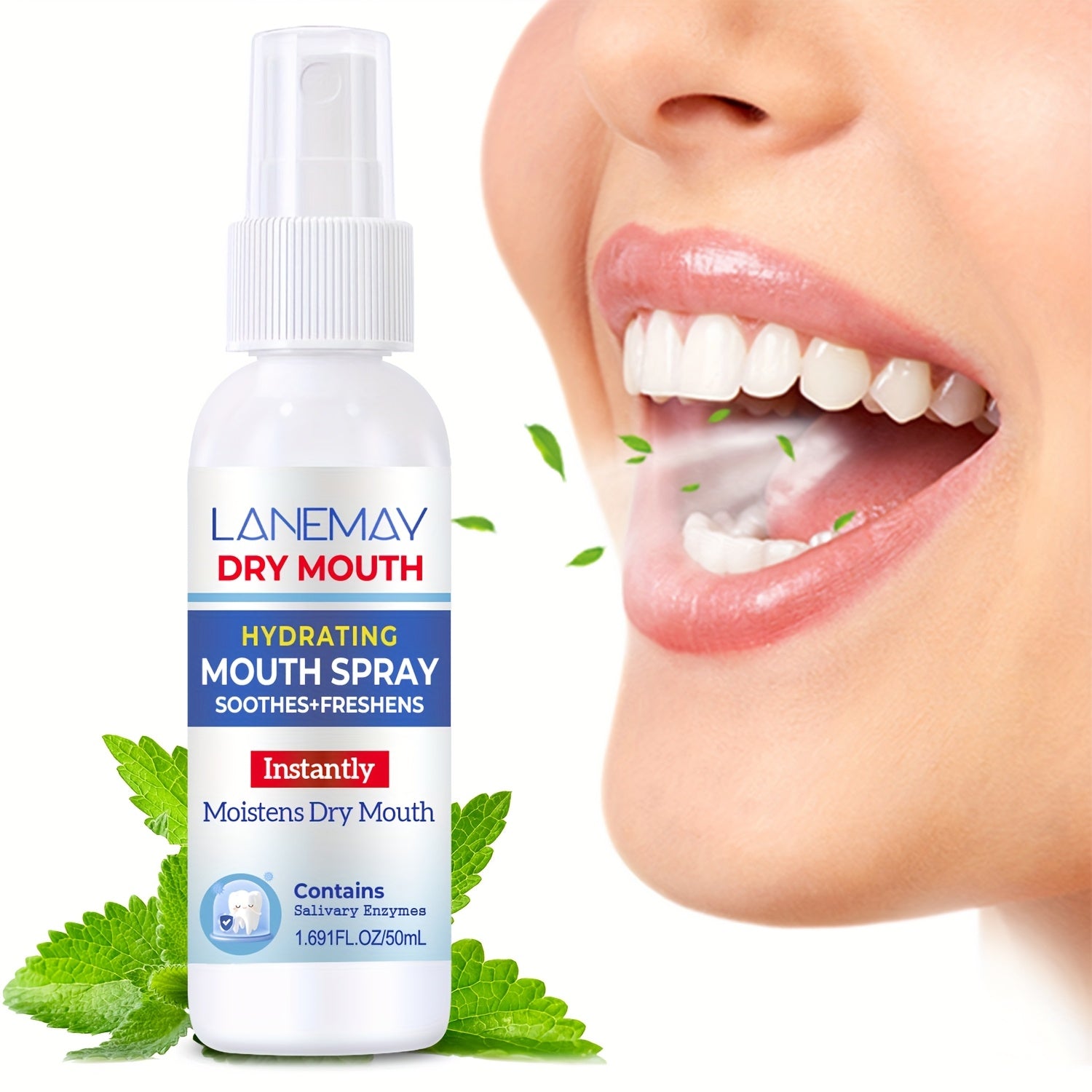 Hydrating Mouth Spray-Moistens and Relieves Symptoms of  Mouth-with a Hint of Mint-Keep Freshens Breath and Great Tasting-Suitable for  Mouth & Bad Breath
