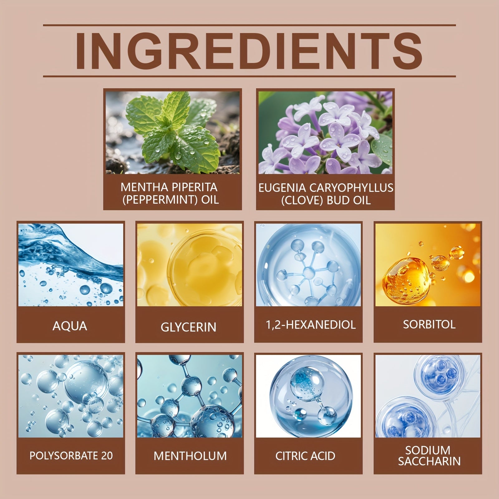 Clove Mint Care Mouthwash - with Gentle And Clean Herbal Ingredients, It Refreshes The Mouth And Teeth, Cools The Teeth And Gums, And Has a Long-Lasting Fragrance. It Is Suitable for Use on Valentine'S Day, Dates, And As a Travel Mouthwash