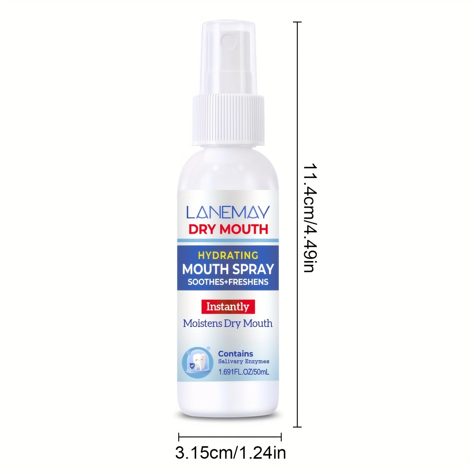 Hydrating Mouth Spray-Moistens and Relieves Symptoms of  Mouth-with a Hint of Mint-Keep Freshens Breath and Great Tasting-Suitable for  Mouth & Bad Breath