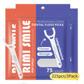 225pcs RIMI SMILE Dental Floss Picks, Thinner & Stronger, Portable Oral Care Sticks for Deep Cleaning, Unflavored, PE Material, for Daily Use & Travel